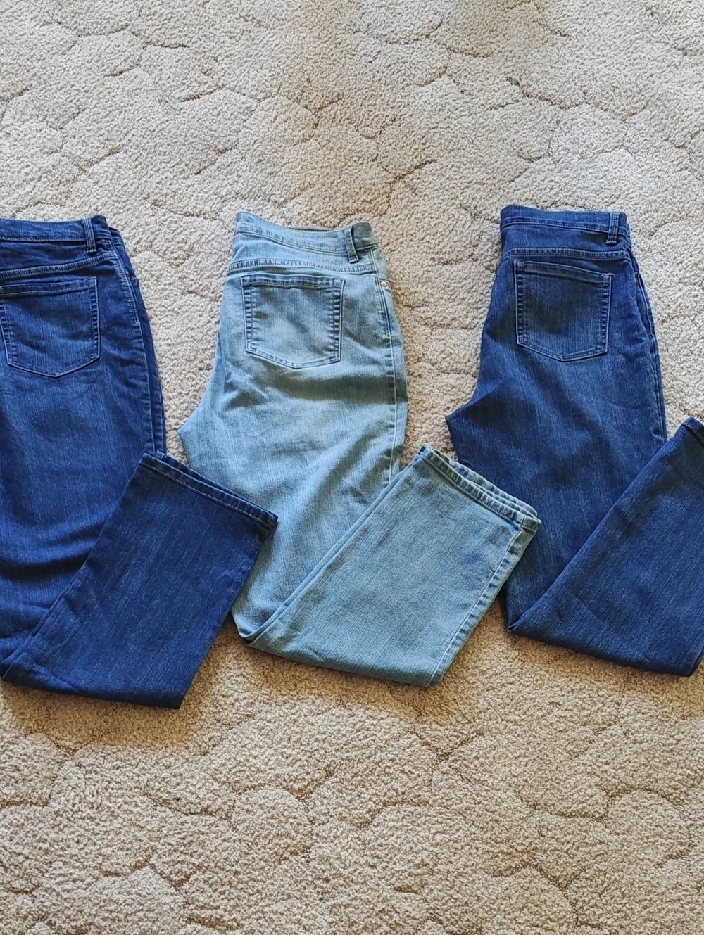 3 Women’s Classic Blue Denim Jeans - Multiple Washes